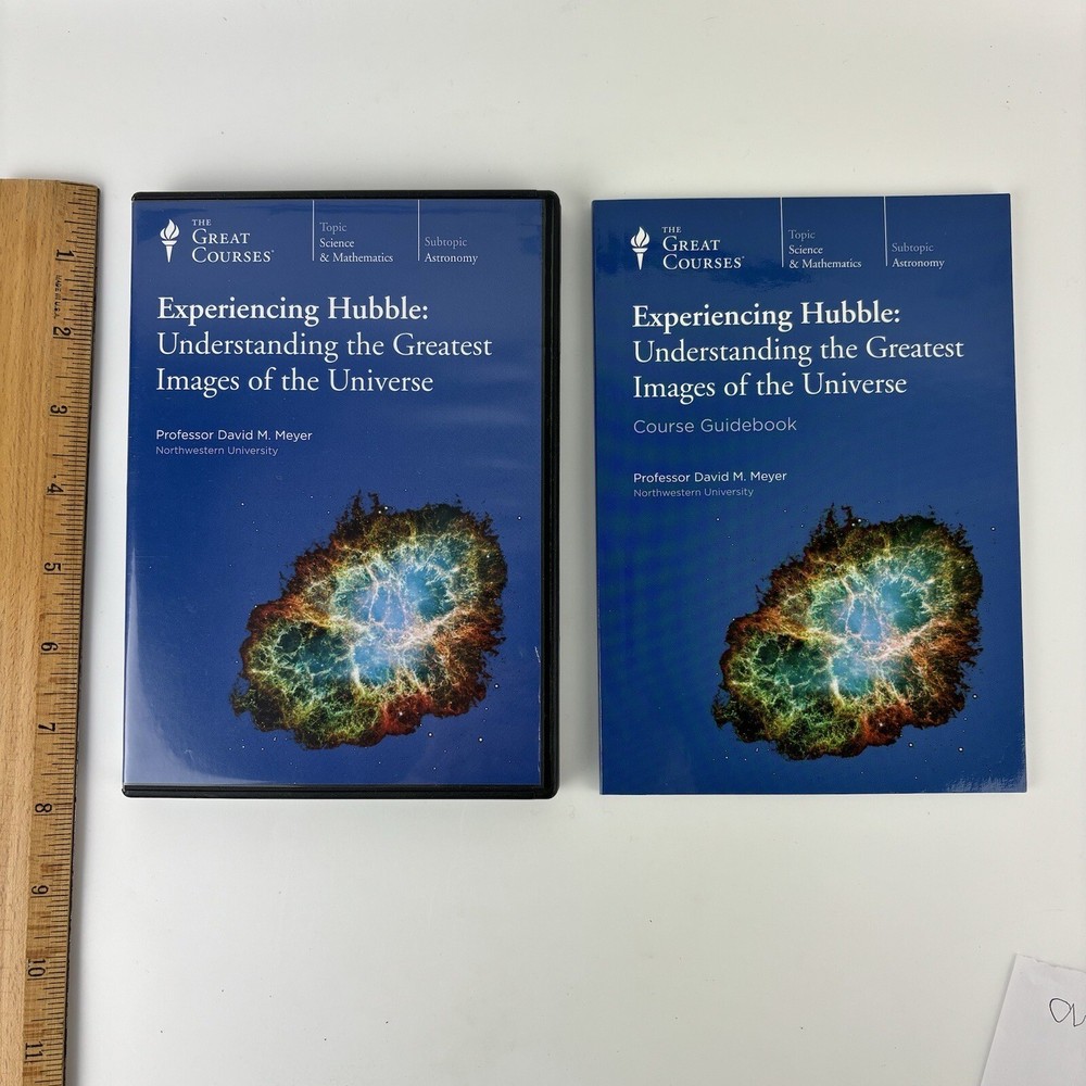 GREAT COURSES EXPERIENCING HUBBLE UNIVERSE IMAGES 2 DVD'S GUIDEBOOK PROF. MEYER