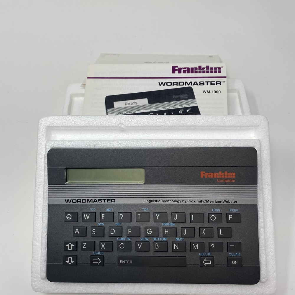 Franklin WORDMASTER WM-1000 Pocket Spell Checker