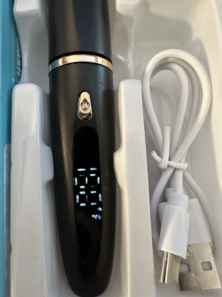 heated eyelash curler w/LED display 3 temperature settings mini design safe
