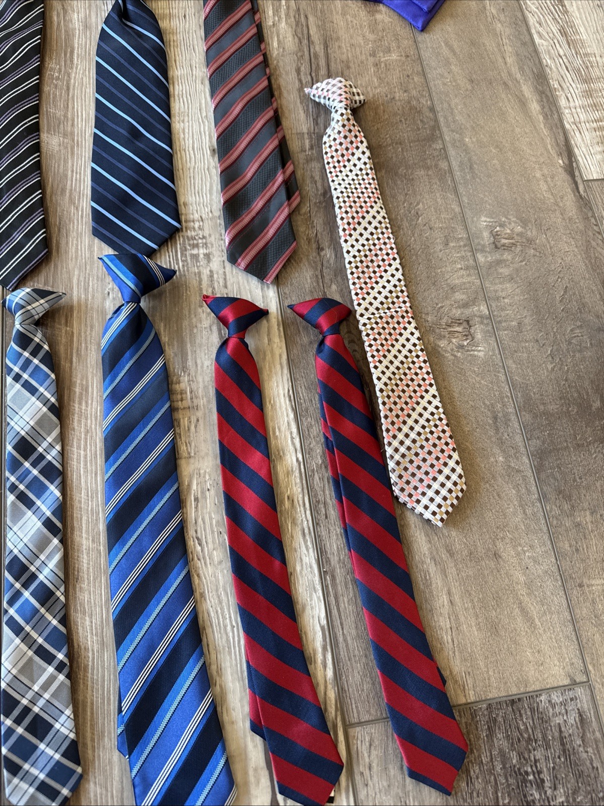 Ties For Children/Preteens Includes Clip Ons And Bow Ties Lot Of 16