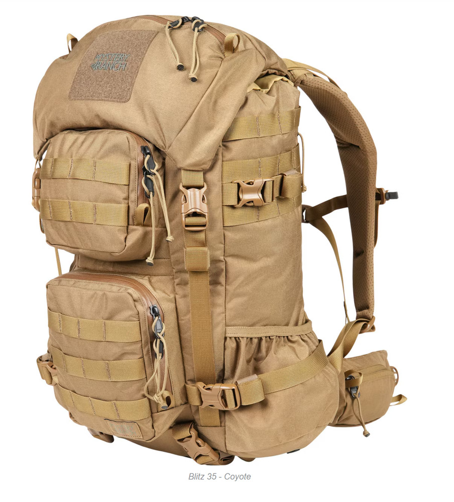 Mystery Ranch Blitz 35 Backpack Coyote Size - L / XL - NEW