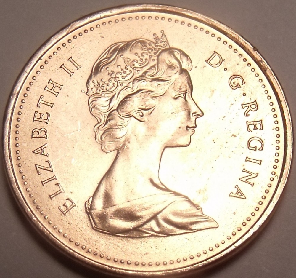 Gem Unc Canada 1979 Maple Leaf Cent~Reduced Bust~Free Shipping