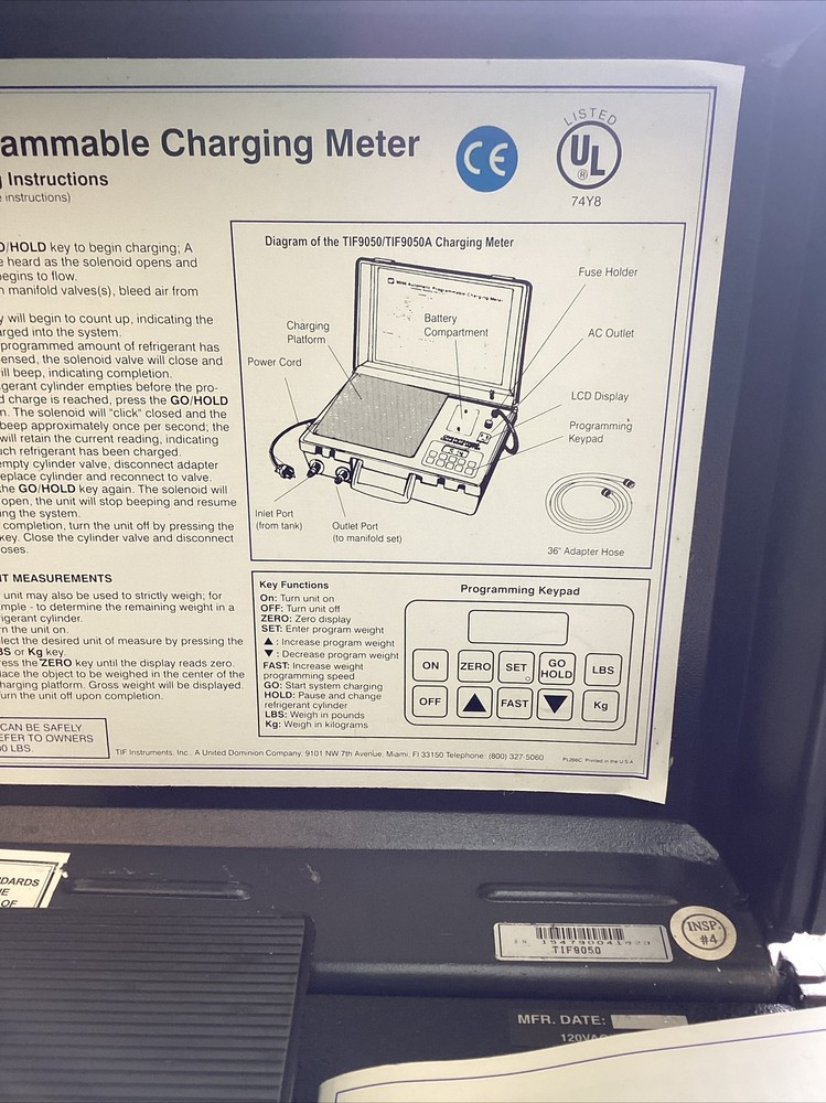 TIF 9050 Automatic Programmable Charging Meter