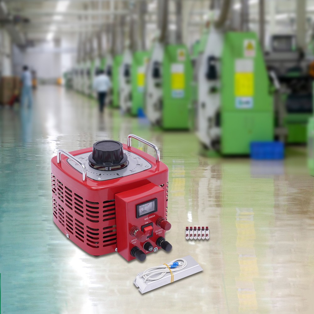 Variac Transformer Variable Voltage AC Regulator Metered 3000W 30Amp 110V NEW US