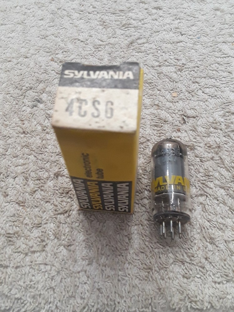 NOS Sylvania 4CS6 Vacuum tube