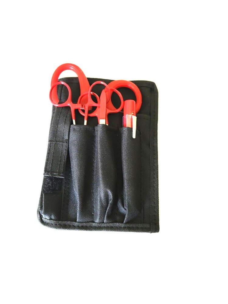 Shears; EMT/Scissors combo pack w/holster (Red)