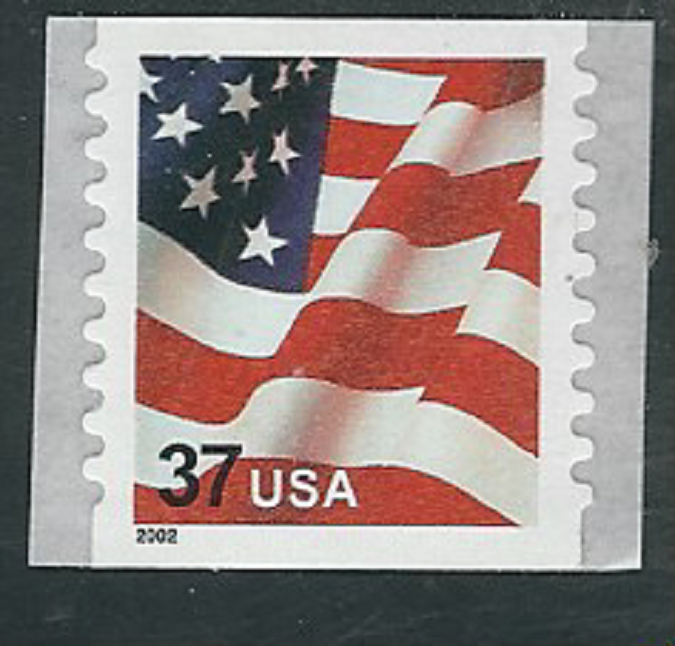 Scott #3632...37 Cent...Flag... 3 Stamps