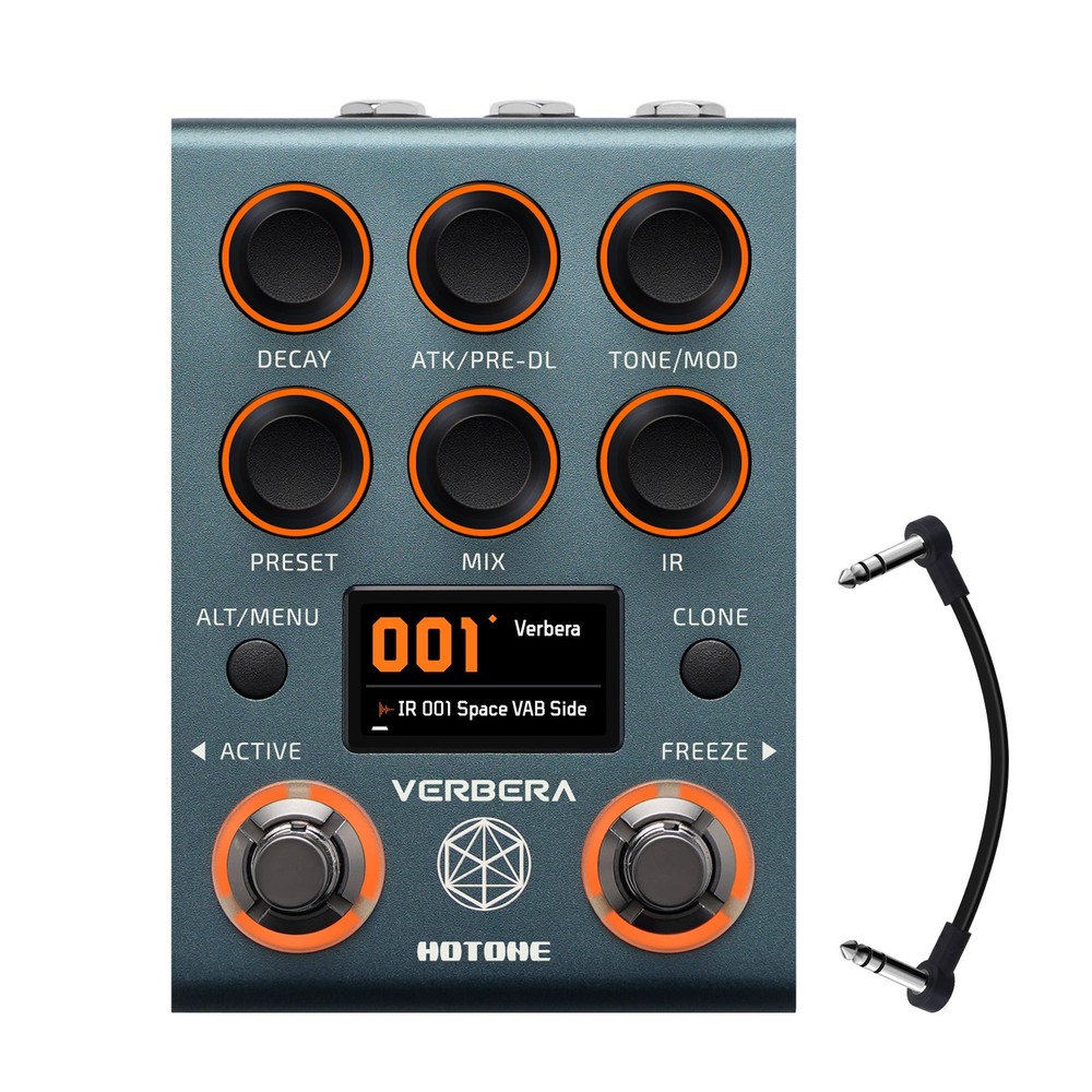 HOTONE Verbera Hardware Convolution Reverb Pedal with Instant IR Loading