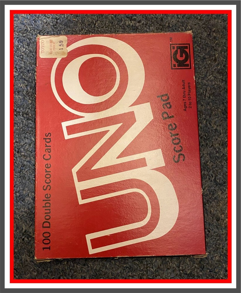 1978 _ UNO SCORE PADS _ (MIB)
