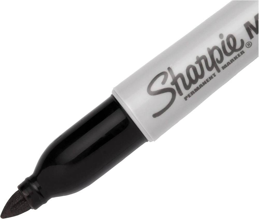 Permanent Mini Markers, Fine Point, Black, 72-Pack Canister