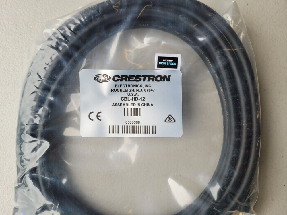 CRESTRON CBL-HD-12 HDMI INTERFACE CABLE 12FT BRAND NEW