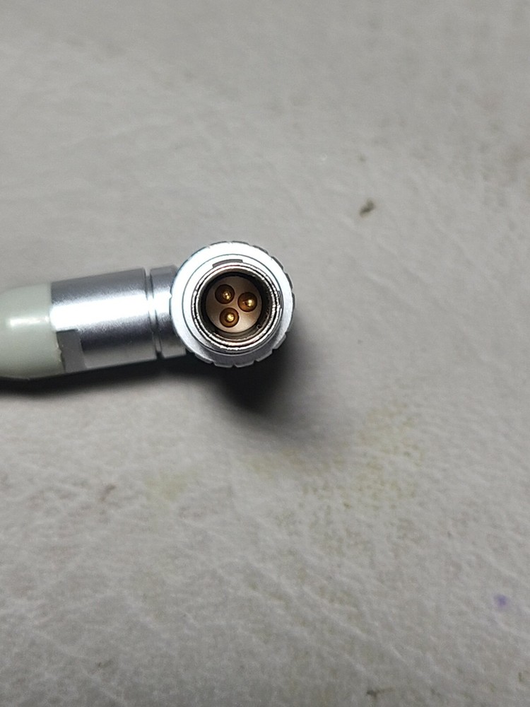 LEMO RIGHT ANGLE 3 PIN CONNECTOR CABLE ASSEMBLY FHG.0B