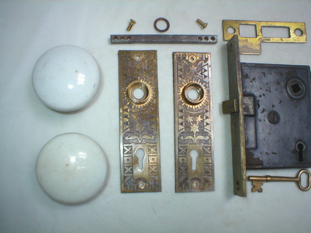 Antique Victorian Era Door Hardware