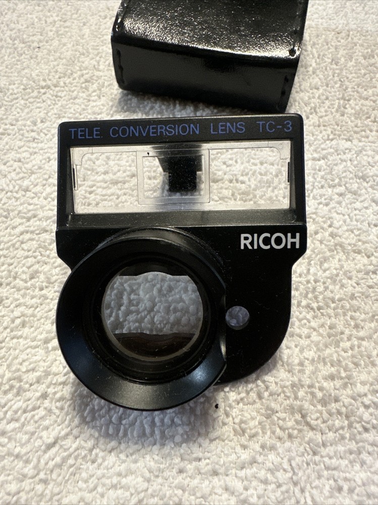 TC-3 Tele Conversion Lens  with case for Ricoh FF3 camera. pre-owned.