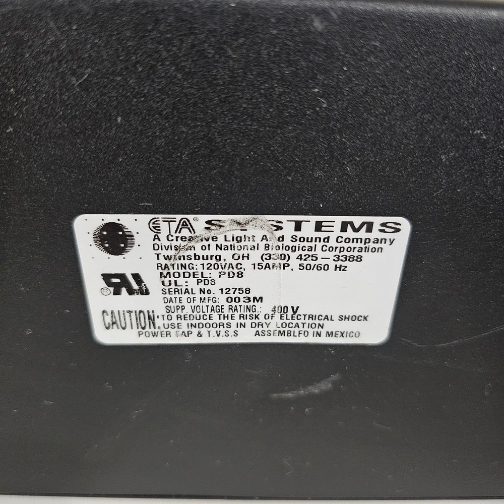 ETA PD8 Conditioned Power Distribution