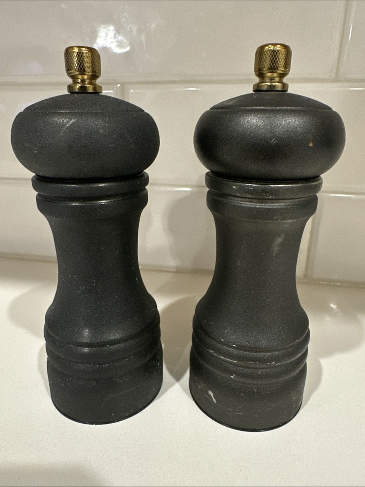 Trudeau Graphite 6" Salt & Pepper Mill Set
