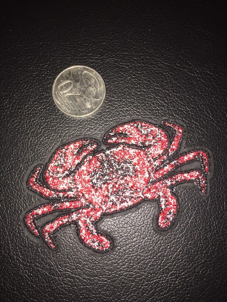 Crab Sew On Appliqués Patch 10x6cm