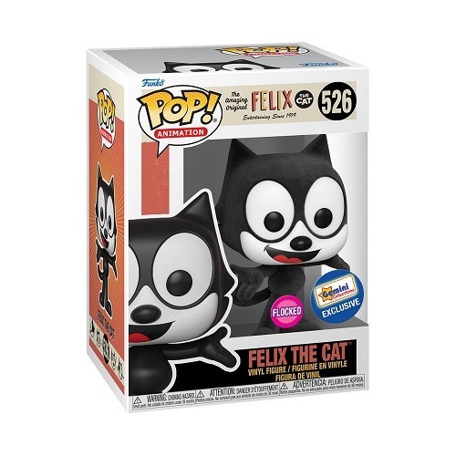 FUNKO POP  FLOCKED FELIX THE CAT  GEMINI EXCLUSIVE VINYL FIGURE -0160
