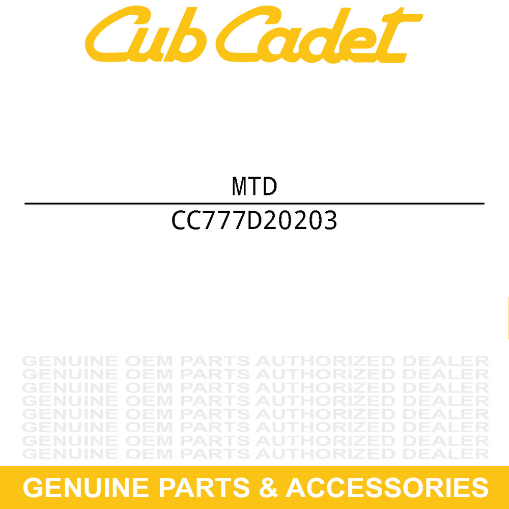 MTD 777D20203 Label-Wheel/string Engine Remington Remington RM50CSV