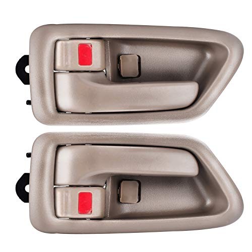 2Pcs Interior Door Handles, Front Rear Driver & Passenger Side Beige