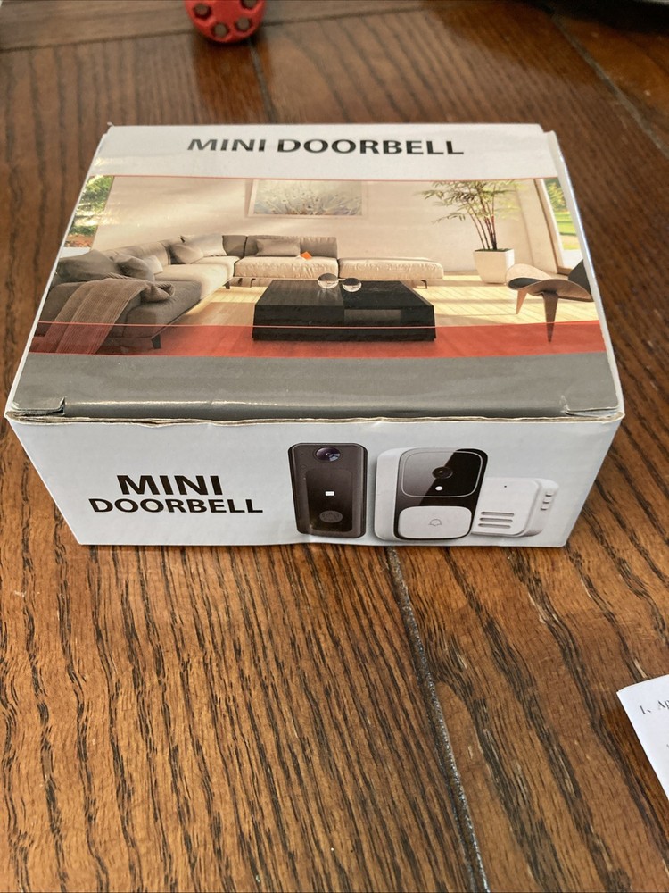Mini Security Smart WiFi Doorbell Intercom Video Camera Door Ring Bell Chime