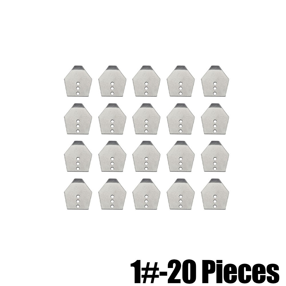 Stainless Swim Jig Dancer Jig Blade Chatter Style Bait Blade Fishing Lures Parts