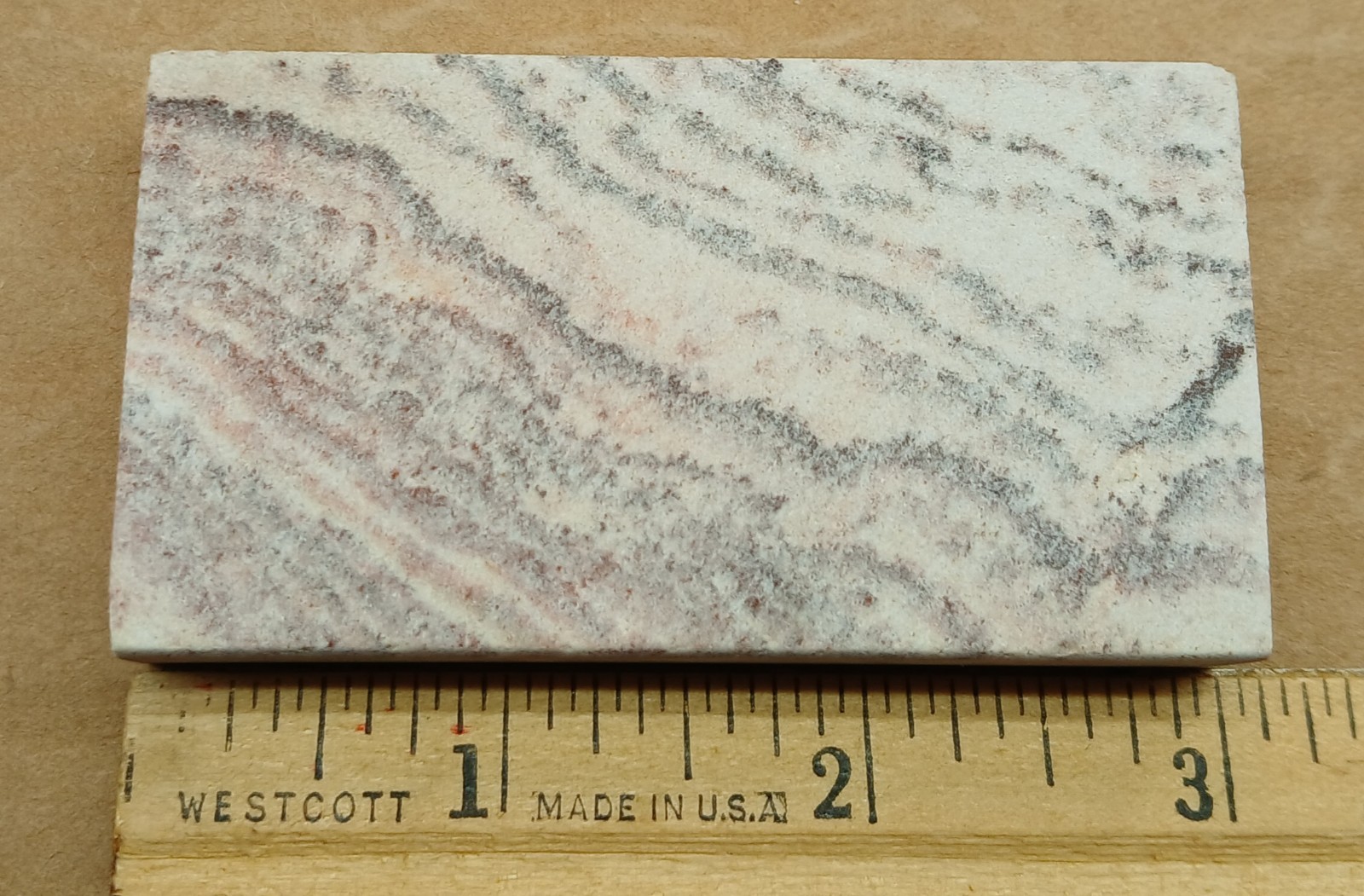 3"x 1 5/8" x 1/2" Soft Washita Oilstone,Natural Whetstone,Knife Sharpening Stone