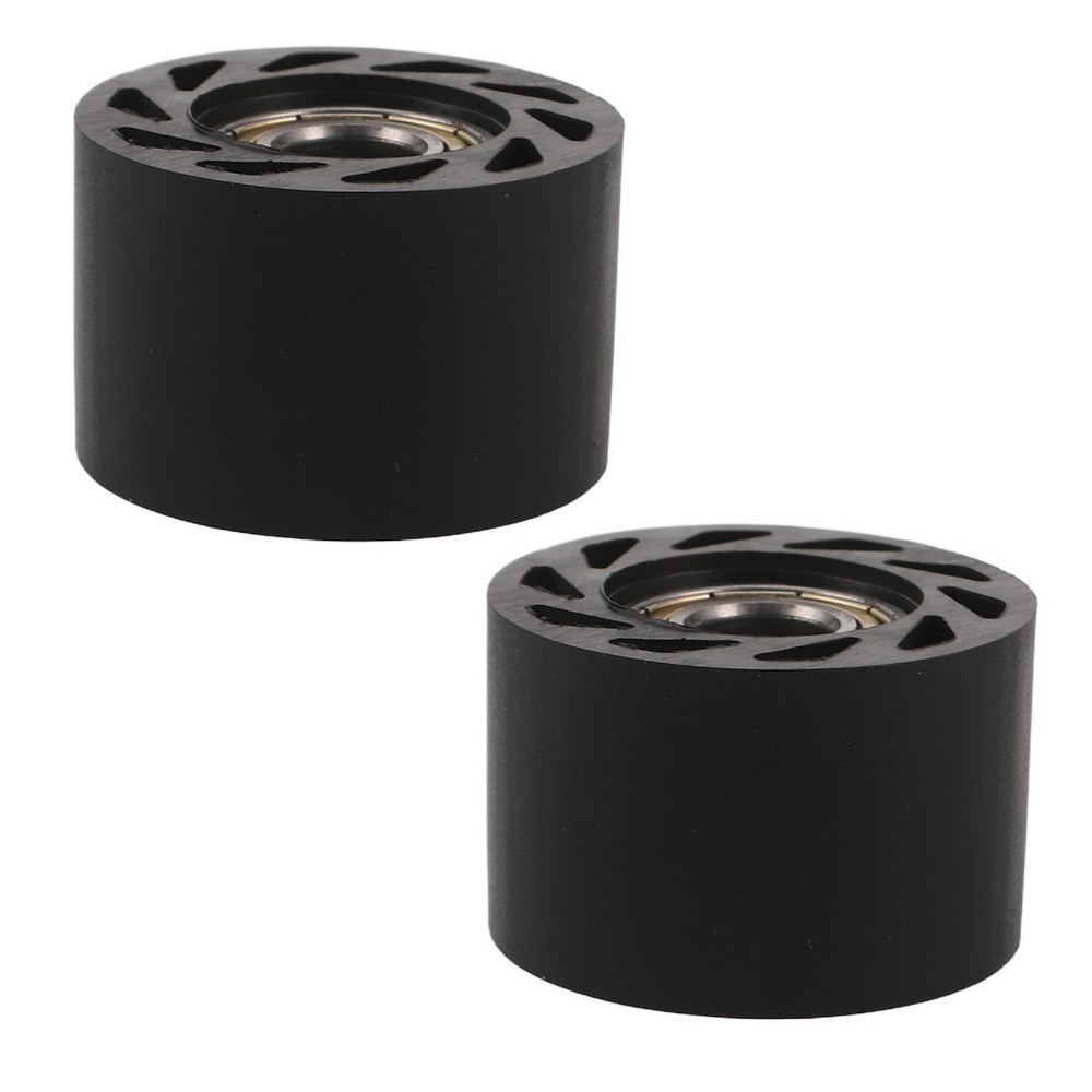 2 Pcs Chain Slider Guiding Roller Tensioner Guide Wheel Assembly