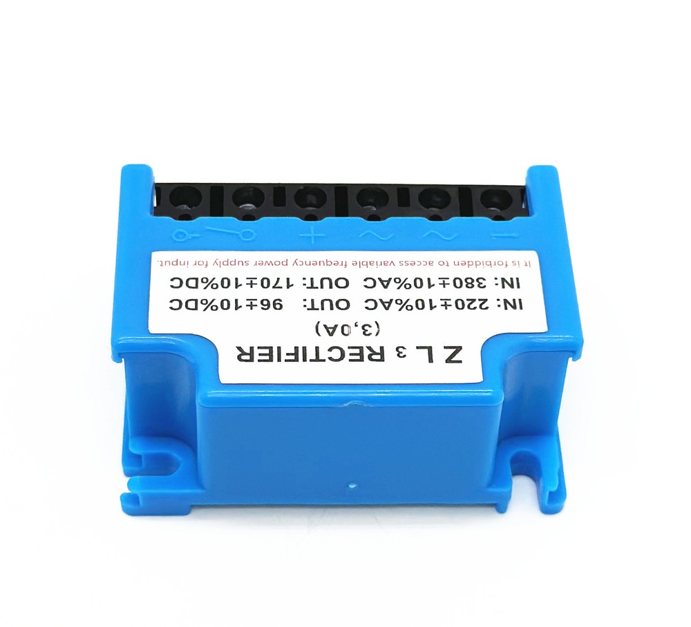 ZL3 380VAC/170VDC 220VAC//96VDC 3A brake rectifier module