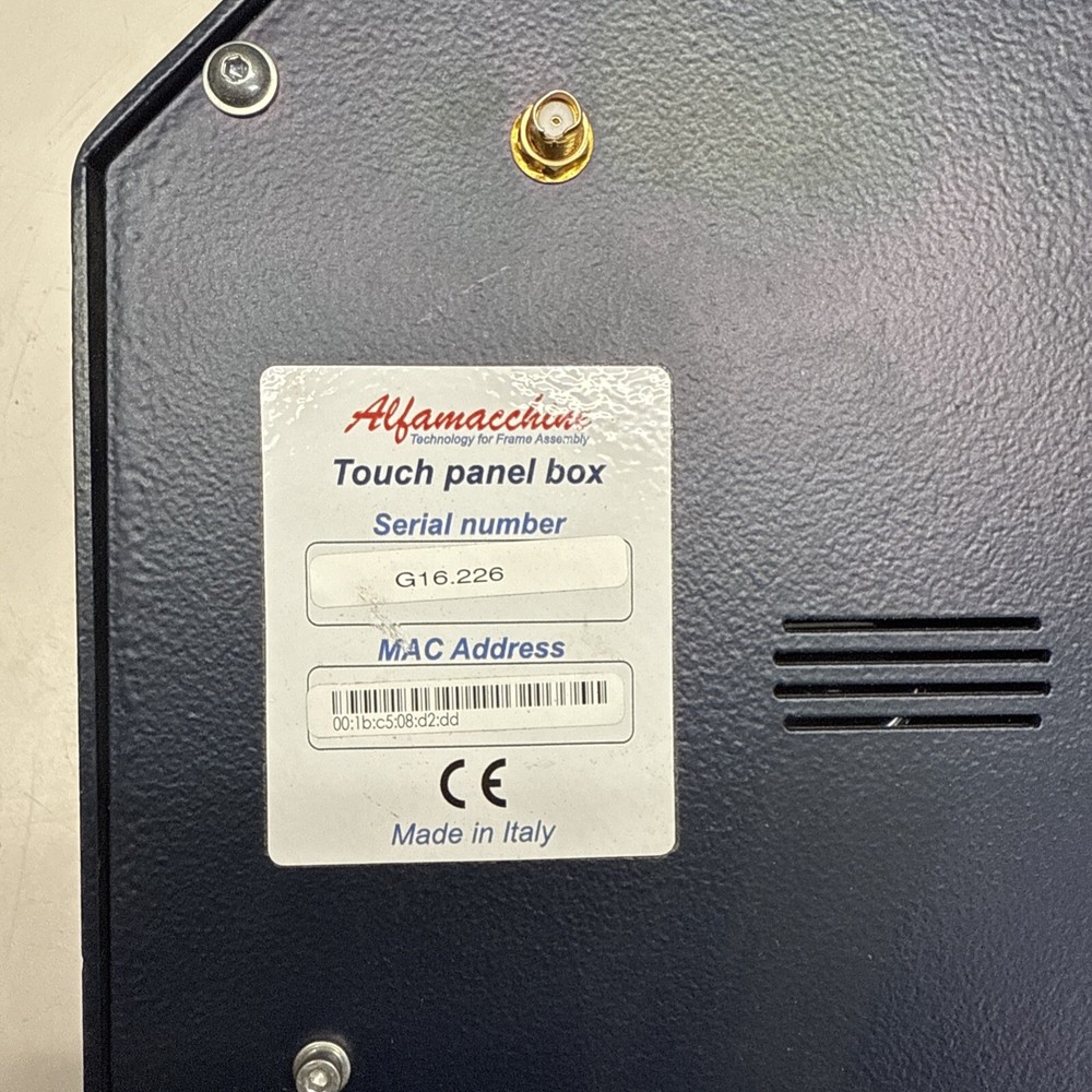 ALFAMACHINE TOUCH PANEL BOX G16.226