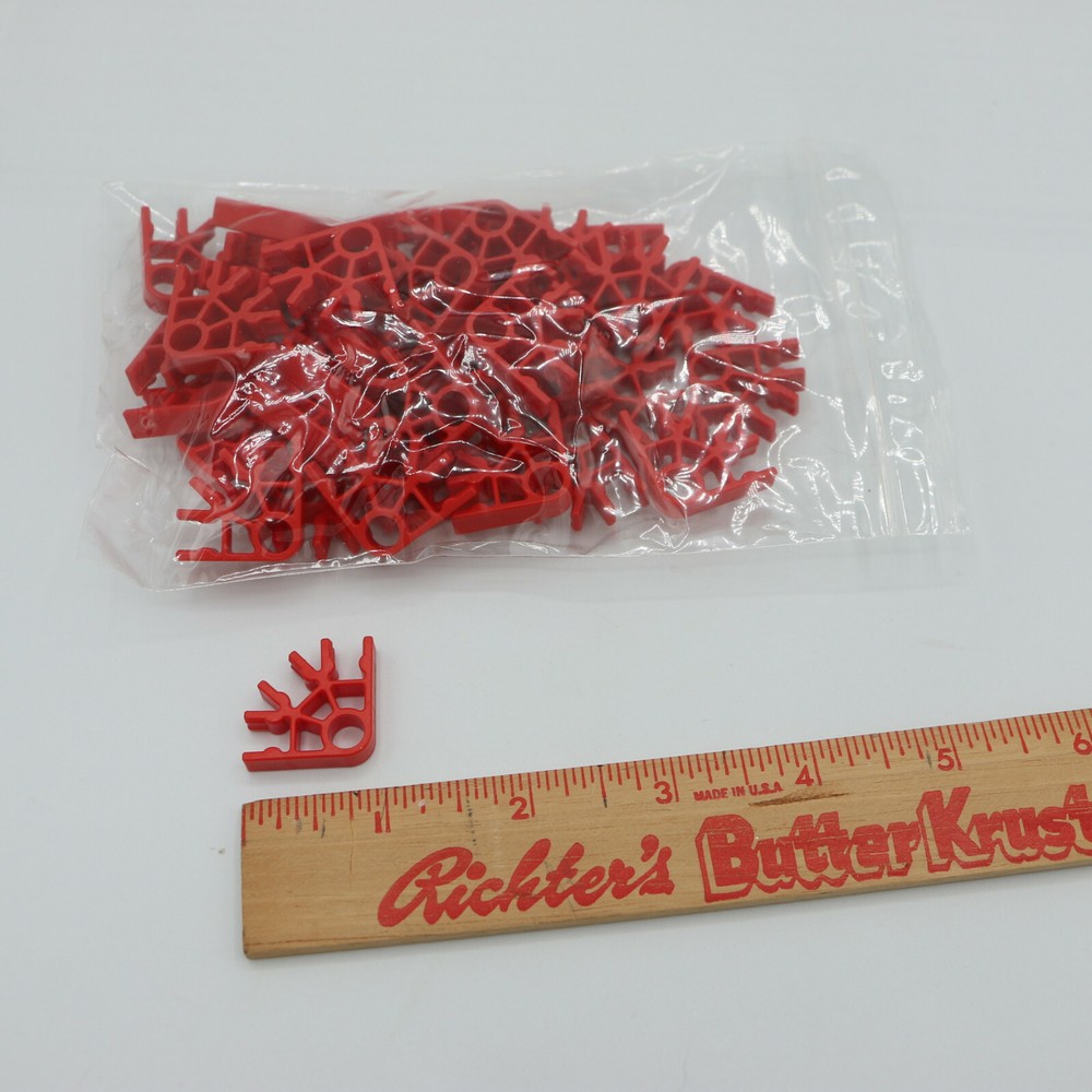 36 Red 3 Position Angle Connector KNEX 3D Building Standard Part