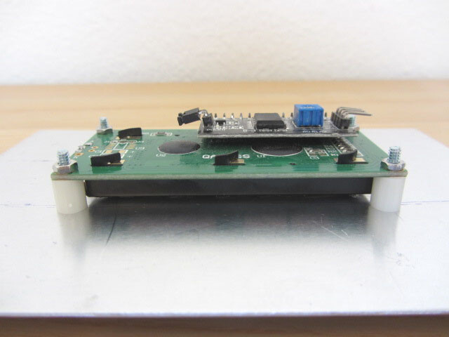 Bezel and Clear Back Plate for 16x2 LCD Char Display No precise cut required
