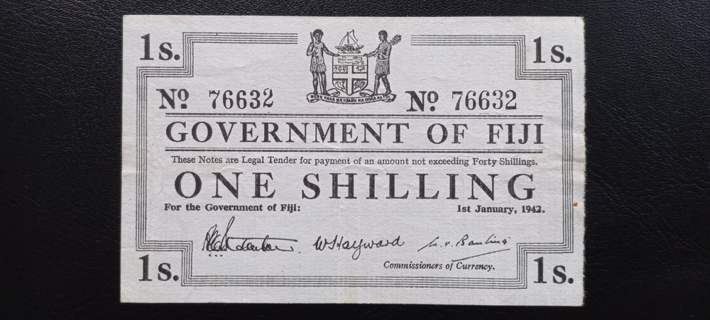 Fiji 1 Shilling, 1942, (P-48a)