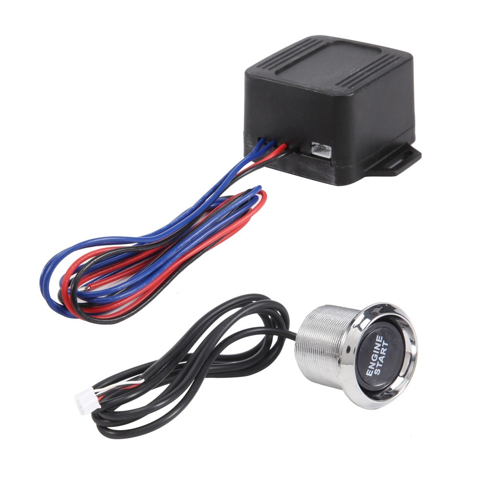 Universal for engine push button switch ignition kit blue LED AU4598