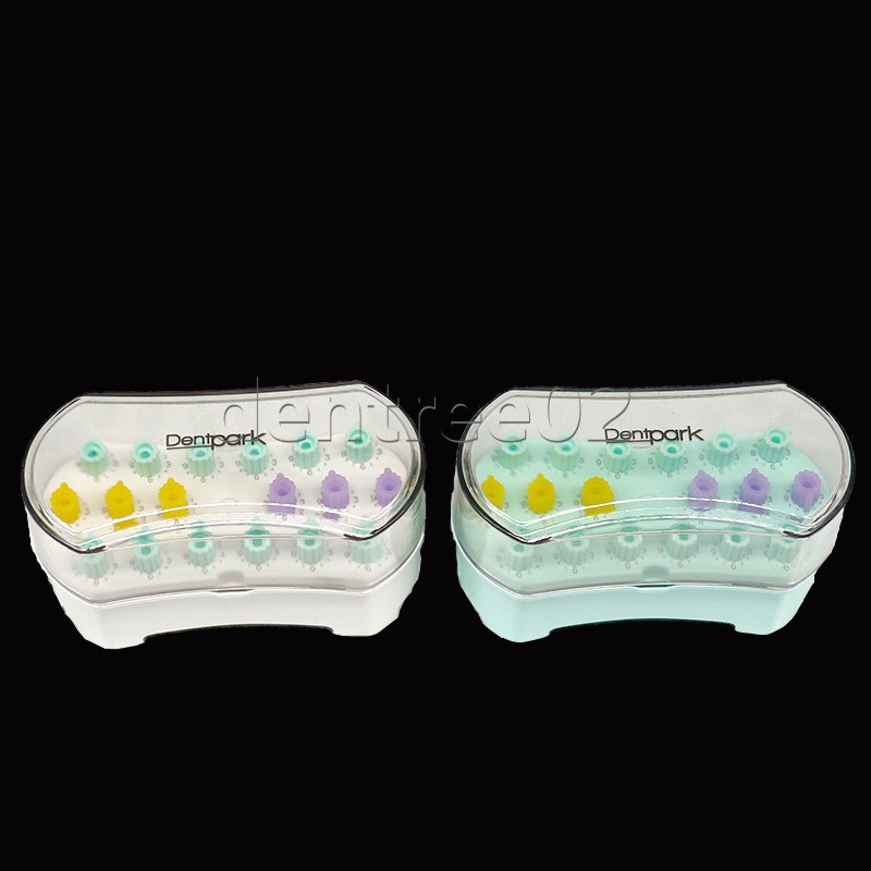 18 Hole Dental Root Canal File Counting Box Sterilizer Organizer Case