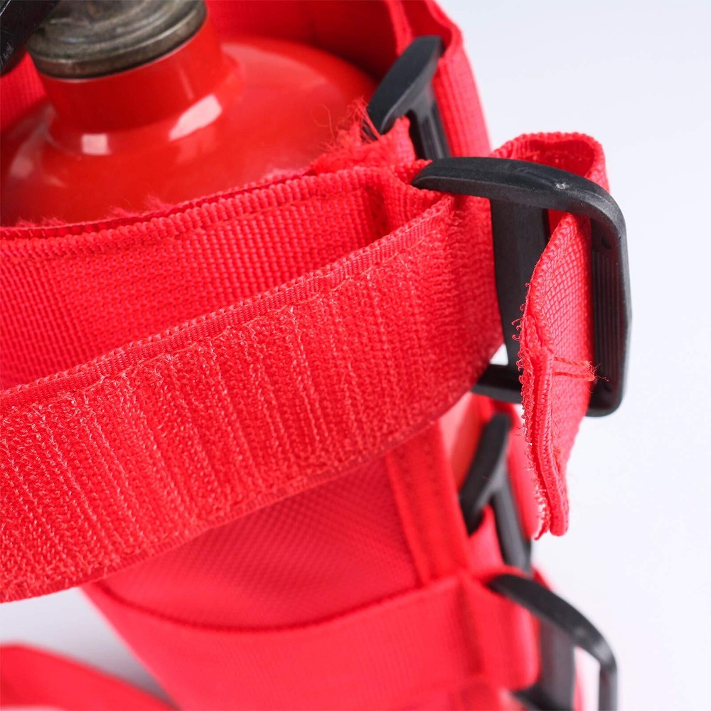 Universal Fire Extinguisher Straps Adjustable Roll Bar Mount 3 lb Fire Exting...