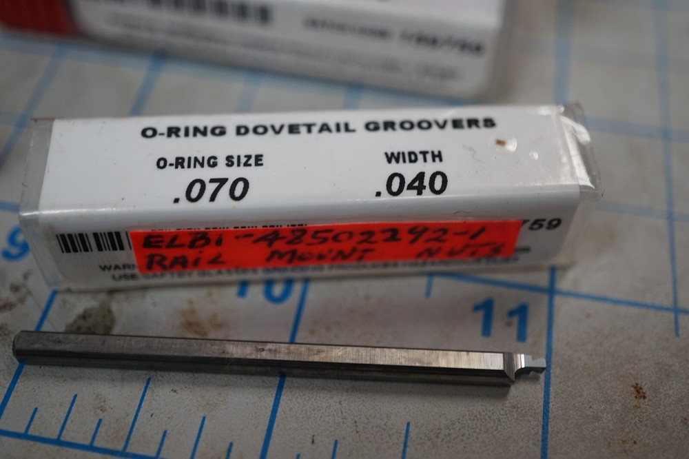Internal Tool Carbide O-Ring .070" x .040" O-Ring Size