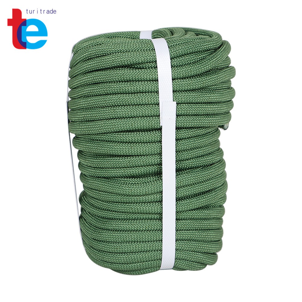 Armygreen High Strong Pulling Rope Braided Polyester Rope 3/8" × 100' 3520Lbs