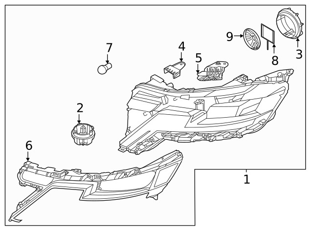 Genuine Kia Outer Bracket 92154-R0000