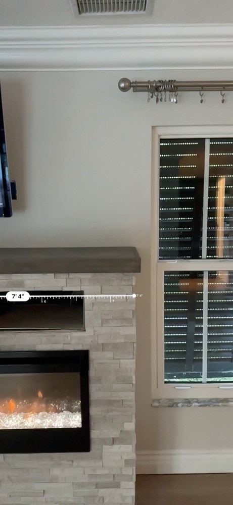 Dimlex 74” Electric Fireplace With Remote Control