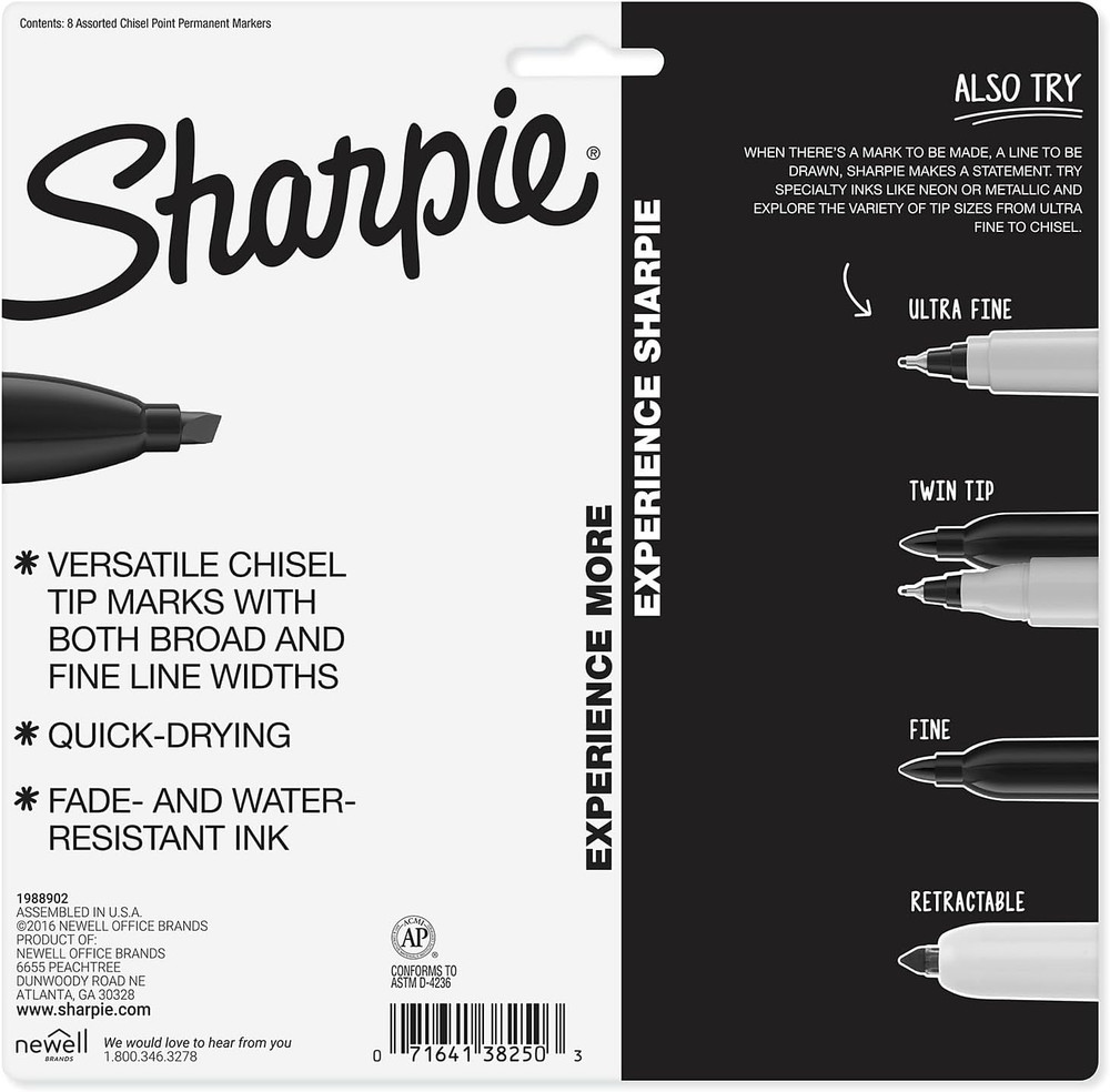 Chisel Tip Permanent Marker