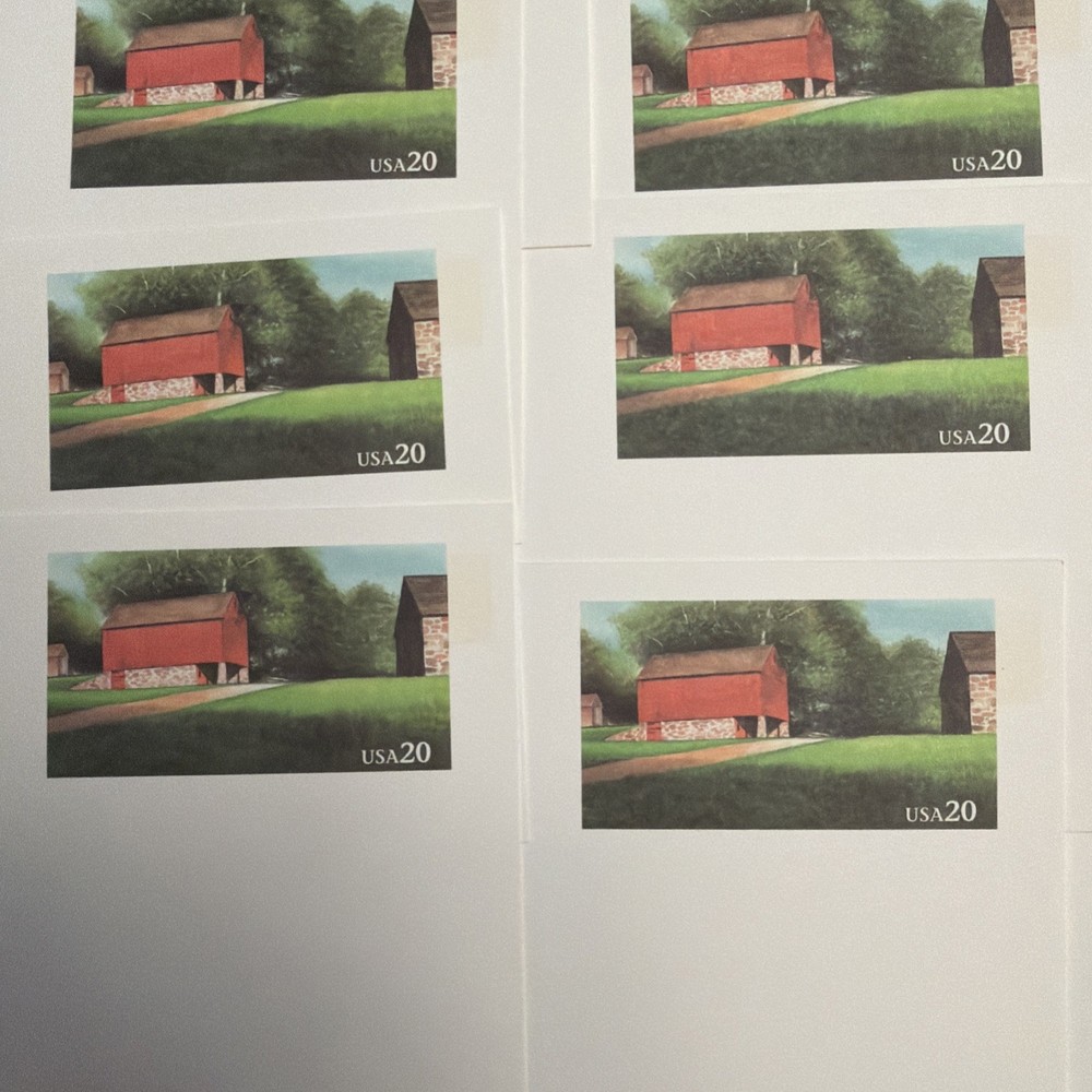 15 "Red Barn" 20 CENT 1995 postcards