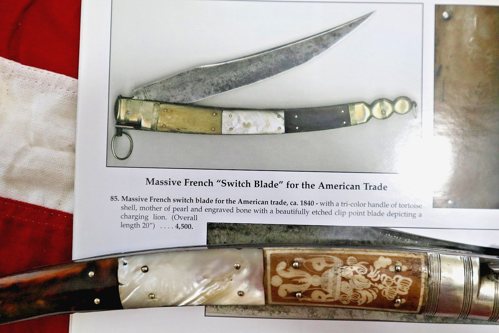 Pre-Civil War French Knife for American Trade, c. 1840