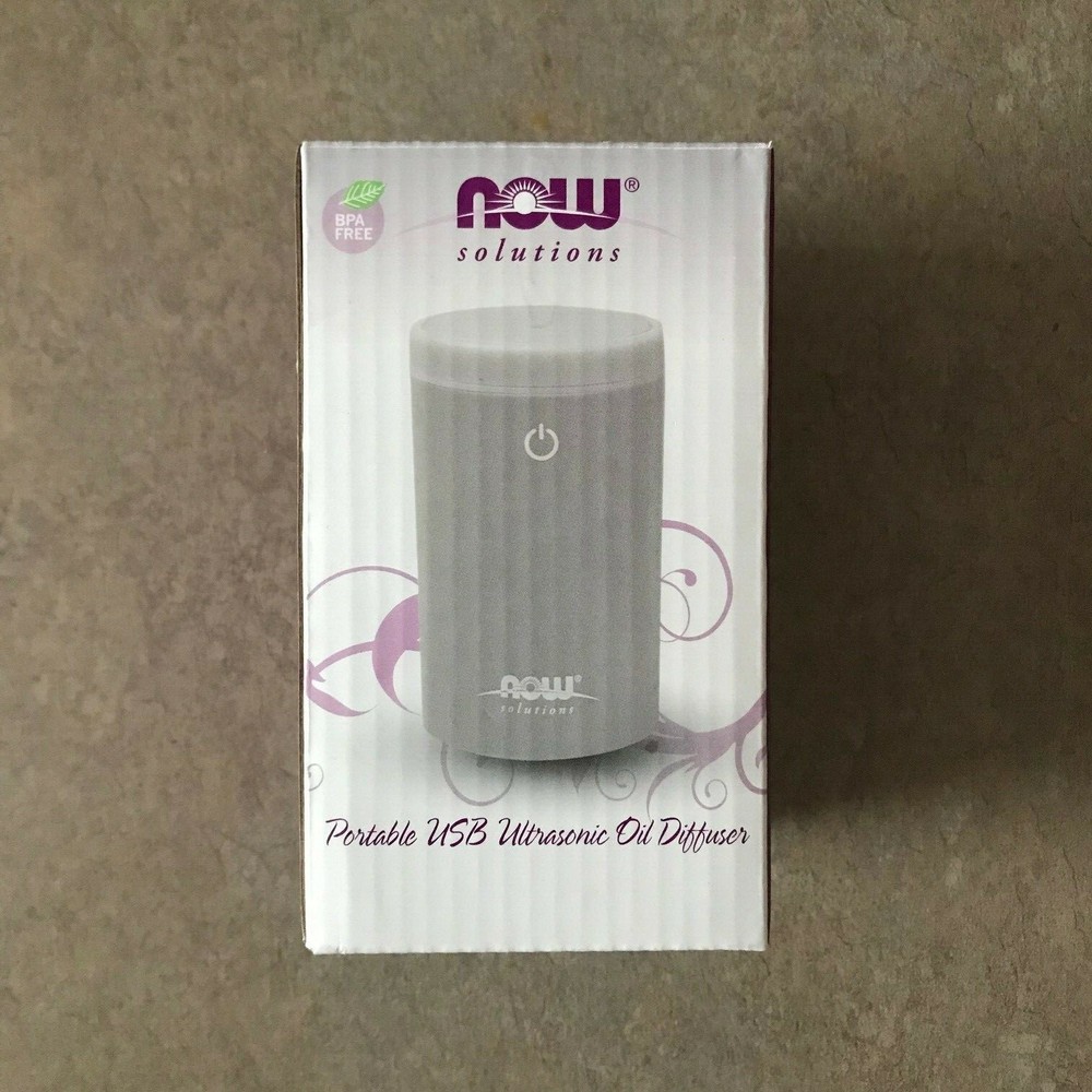 NOW Portable USB Ultrasonic Essential Oil Diffuser - NEW