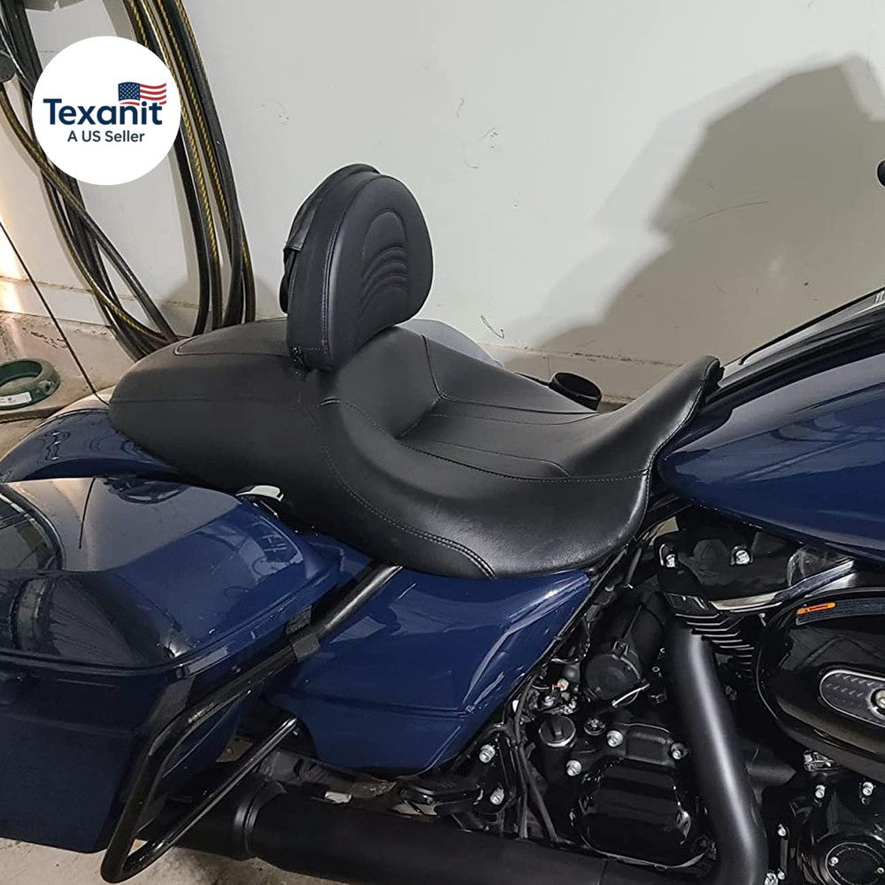 Adjustable Plug-In Heavy Duty Driver Rider Backrest Kits Custom Made Compatible