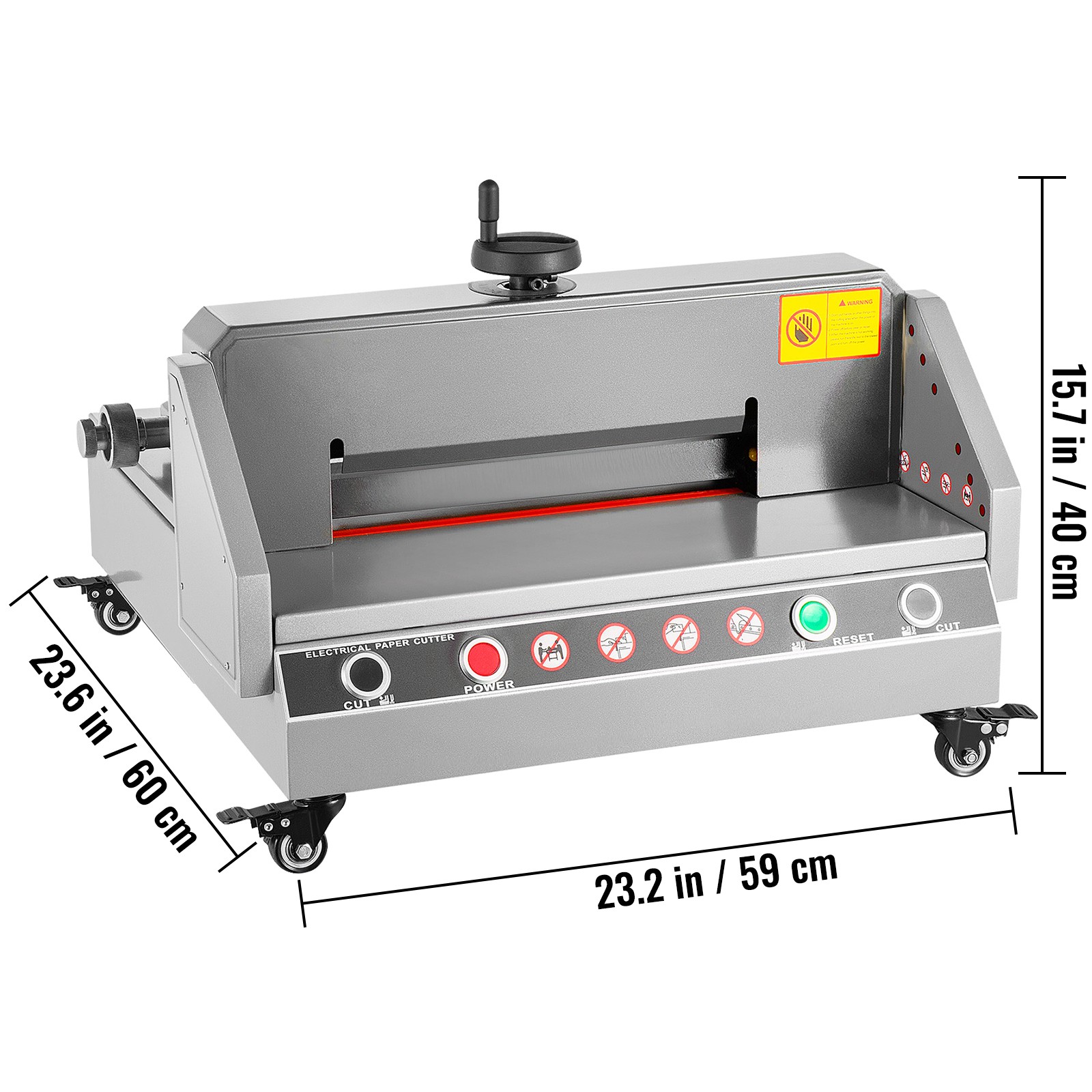 Uimoso Electric Paper Cutter 13" Width 1.57" Thickness Desktop Cutting Paper