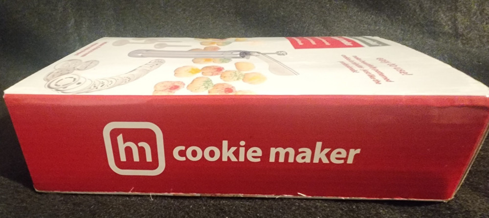 Great Home Maker Cookie + Icing Press Set 20 Disk + 4 Tips New In Box W/Papers
