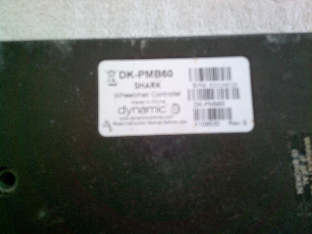 60Amp DK-PMBB60 Dynamic Shark Controller for Invacare Pronto # 5181