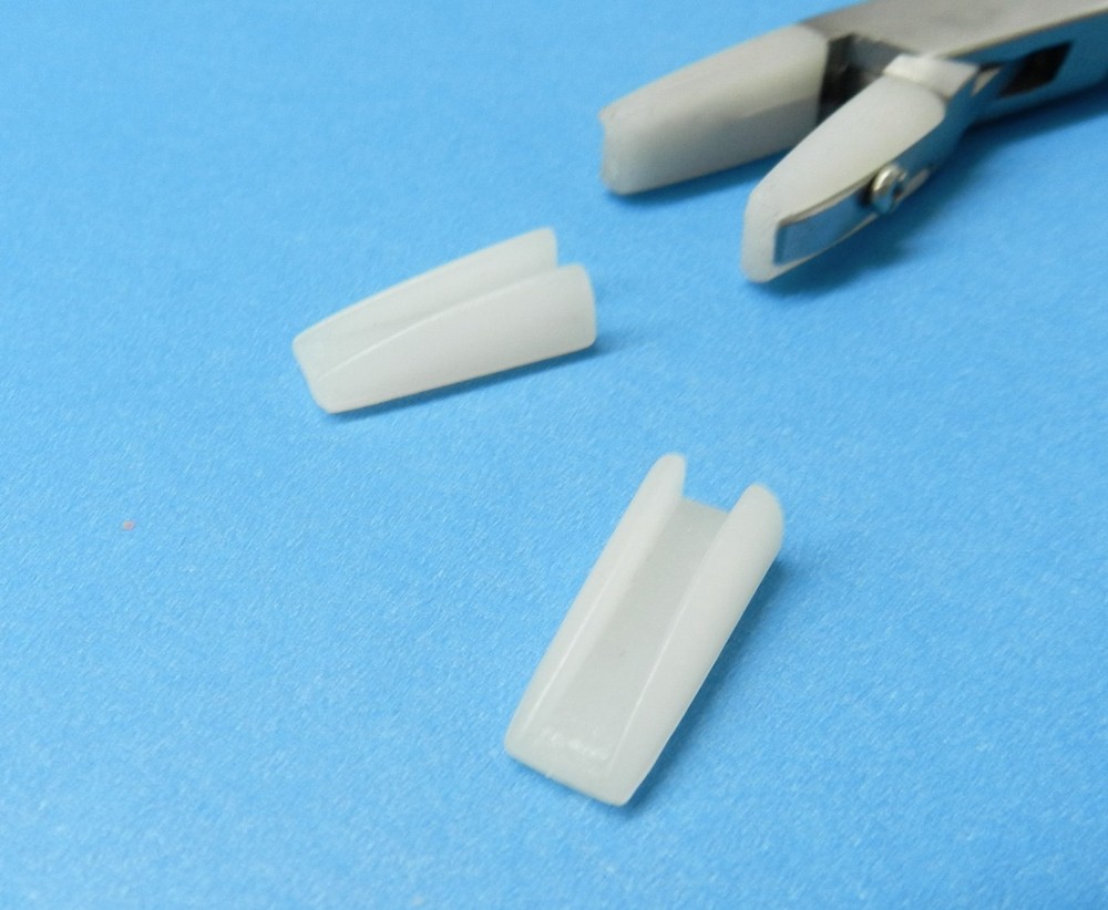 Nylon Tips Flat Replacement Jaws For Flat Nose Pliers Plastic Jaw Set Inserts