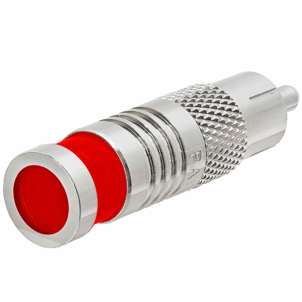 Platinum Tools 18061 SealSmart Compression RCA Connectors for RG59 Cable 6pc Red